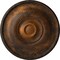 Ekena Millwork Jefferson Ceiling Medallion (Fits Canopies up to 2 7/8"), Hand-Painted Rust, 11 3/4"OD x 3/8"P CM12JERUS - alternate 1